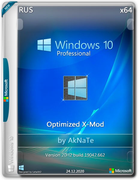 Windows 10 Pro x64 20H2.19042.662 Optimized X-Mod by AkNaTe (RUS/2020)