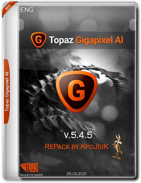 Topaz Gigapixel AI v.5.4.5 RePack by KpoJIuK (ENG/2021)