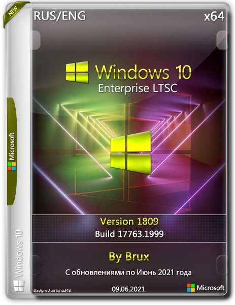 Windows 10 Enterprise LTSC x64 1809.17763.1999 by Brux (RUS/ENG/2021)