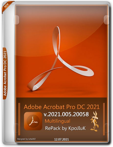 Adobe Acrobat Pro DC v.2021.005.20058 RePack by KpoJIuK (MULTi/RUS2021)