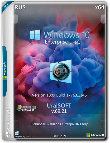Windows 10 Enterprise LTSC x64 17763.2145 v.69.21 (RUS/2021)