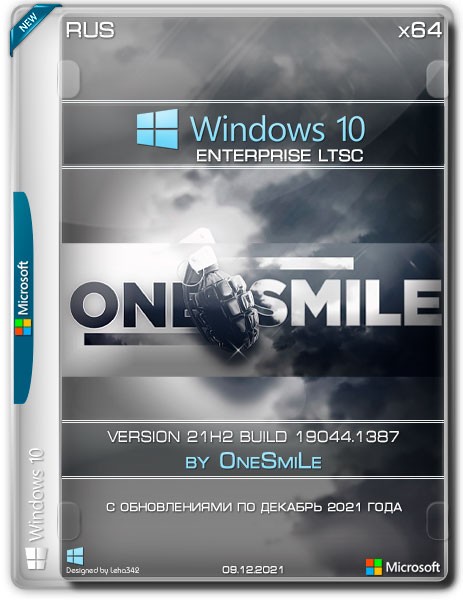 Windows 10 Enterprise LTSC x64 21H2.19044.1387 by OneSmiLe (RUS/2021)