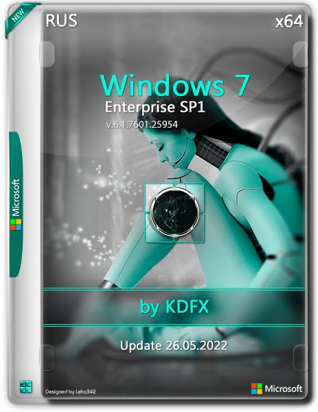 Windows 7 Enterprise SP1 x64 Update 26.05.2022 by KDFX (RUS)