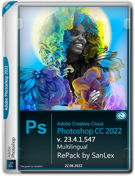 Adobe Photoshop 2022 v.23.4.1.547 RePack by SanLex (MULTi/RUS/2022)