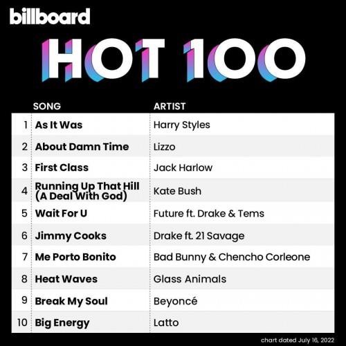 Billboard Hot 100 Singles Chart 16.07.2022 (2022)