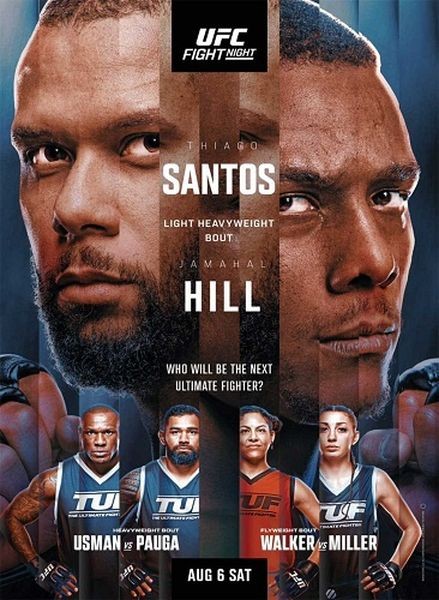 UFC on ESPN: Тиаго Сантос vs. Джамал Хилл / Полный Кард / UFC on ESPN: Santos vs. Hill / Full Even (2022/IPTVRip 720p)