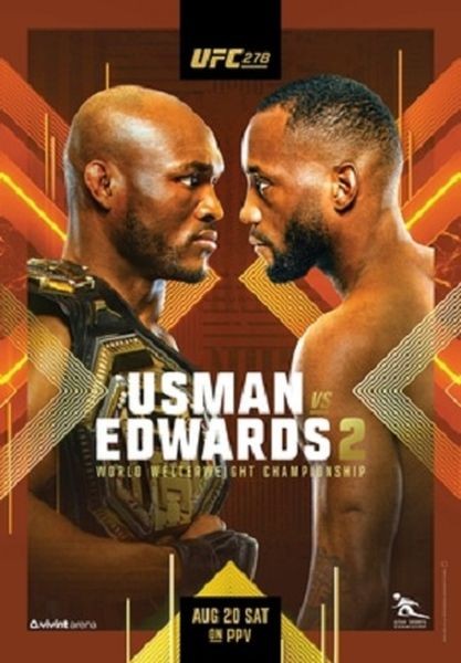 UFC 278: Камару Усман - Леон Эдвардс / Полный Кард / UFC 278: Usman vs. Edwards 2. / Full Event (2022/WEB-DLRip)