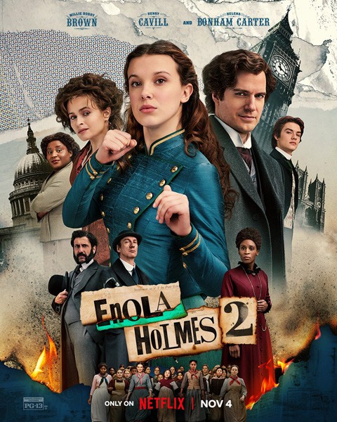 Энола Холмс 2 / Enola Holmes 2 (2022/4K/WEB-DL/WEB-DLRip)