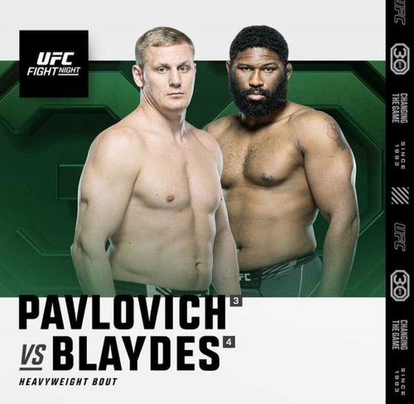 UFC Fight Night 222: Павлович vs. Блэйдс / Основной Кард / UFC Fight Night 222: Pavlovich vs. Blaydes / Main Card (2023/HDTV 1080i)