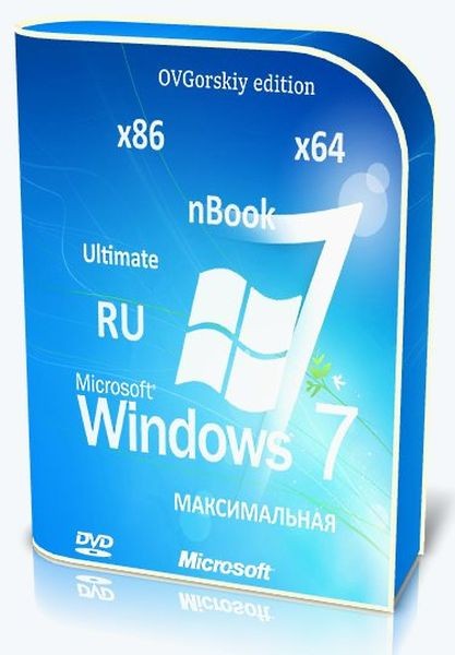 Microsoft® Windows® 7 Ultimate Ru x86/x64 nBook IE11 by OVGorskiy 09.2023 1DVD