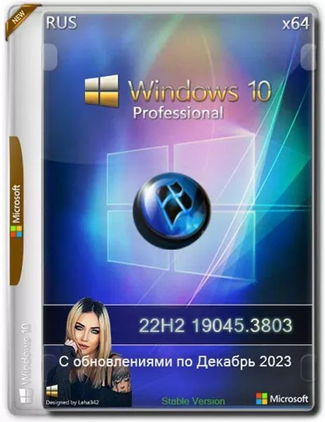 Windows 10 Pro 22H2 (19045.3803) x64 (2023/RU)