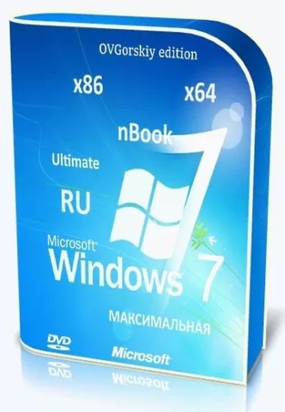 Windows 7 Ultimate Ru x86/x64 nBook IE11 by OVGorskiy 01.2024 1DVD