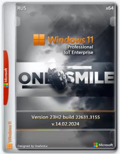 Windows 11 x64 Русская by OneSmiLe (22631.3155) (RU/2024)