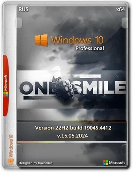 Windows 10 Pro x64 Русская by OneSmiLe (19045.4412) (Ru/2024)