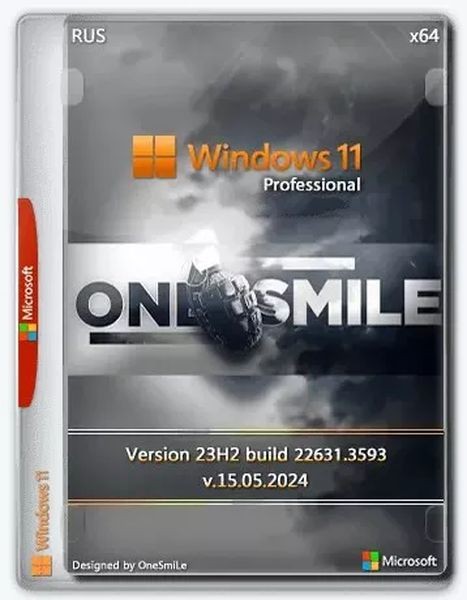 Windows 11 Pro x64 Русская by OneSmiLe (22631.3593) (Ru/2024)