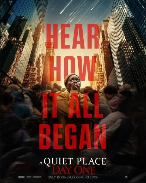 Тихое место: День первый / A Quiet Place: Day One (2024/WEB-DL/WEB-DLRip)