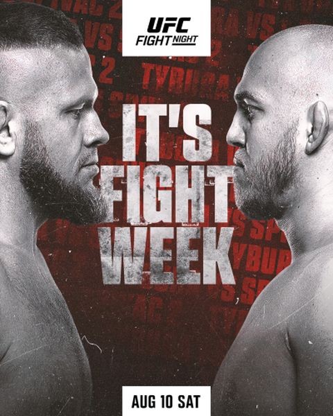 UFC on ESPN 61: Тыбура vs. Спивак 2 / Полный Кард / UFC on ESPN 61: Marcin Tybura VS. Serghei Spivac / Full Event (2024/WEBRip)