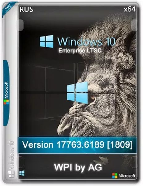 Windows 10 Enterprise LTSC x64 + WPI by AG 08.2024 (17763.6189) (Ru/2024)