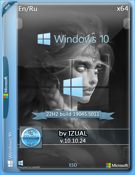 Windows 10 22h2 (19045.5011) (36in1) (x64) by IZUALISHCHE (v10.10.24) (En/Ru)