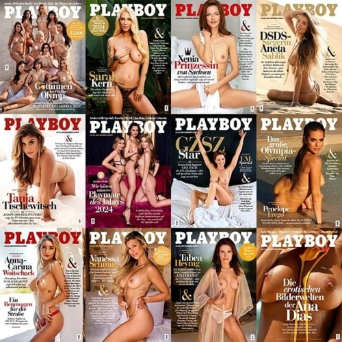 Playboy Germany – Full Year 2024 Issues Collection