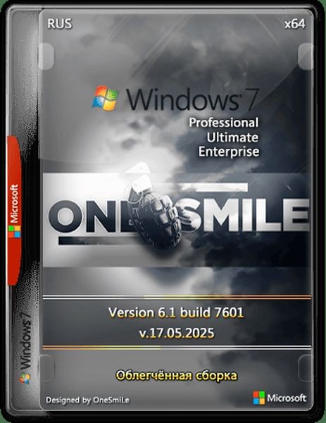 Windows 7 SP1 7601.27729 x64 3in1 by OneSmiLe (RUS/2025)