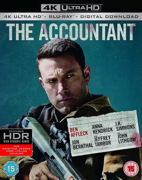 Расплата / The Accountant (2016/4K/BDRip/HDRip)