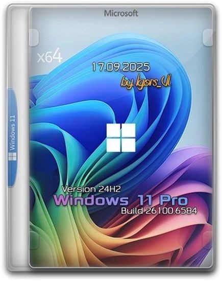 Windows 11 Pro 24H2 Build 26100.6584 by Igors_VL (RUS/2025)