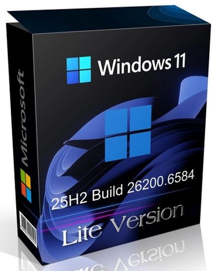 Windows 11 Pro 25H2 Build 26200.6584 Lite Version (RUS/2025)