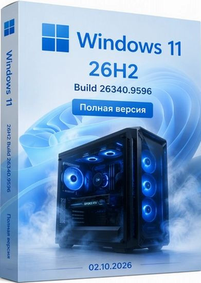 Windows 11 Pro 26H2 Build 26340.9596 Полная версия 02.10.2026 (RUS/2026)