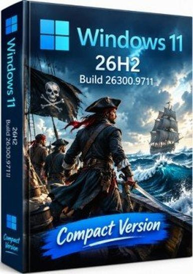 Windows 11 26H2 Build 26300.9711 Compact Version (RUS/2026)